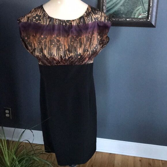 The Limited silky shaded blouson-style midi, sz 8 - Picture 1 of 6
